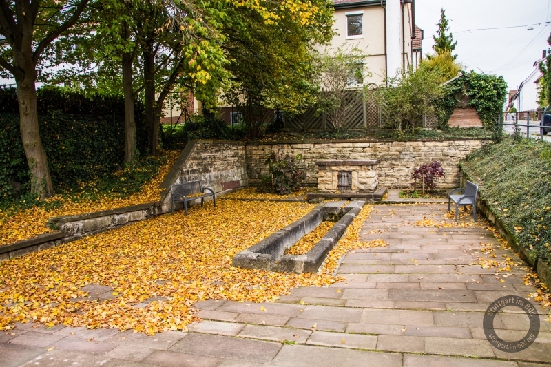 Steinbrunnen in Stuttgart