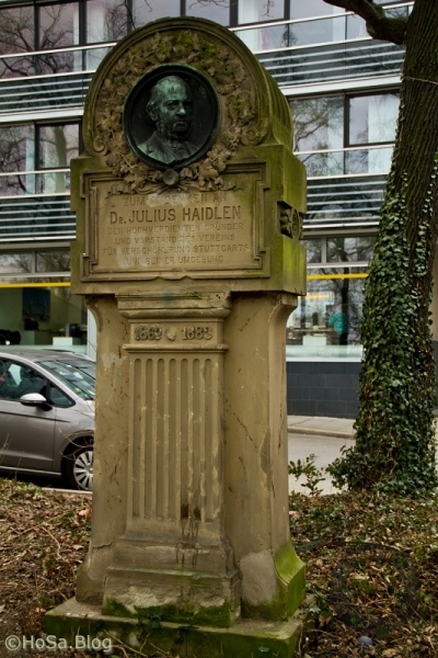 Denkmal für Julius Haidlen in Stuttgart
