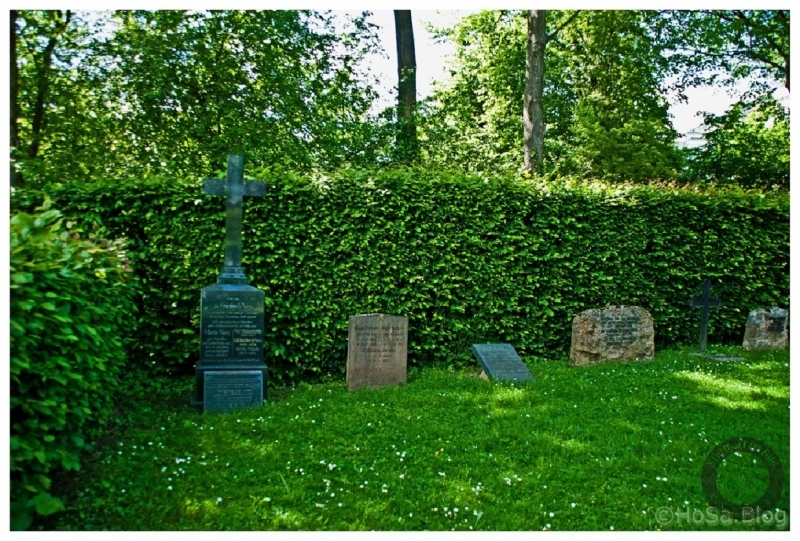 der Ehrenhain auf dem Friedhof der Uni Hohenheim