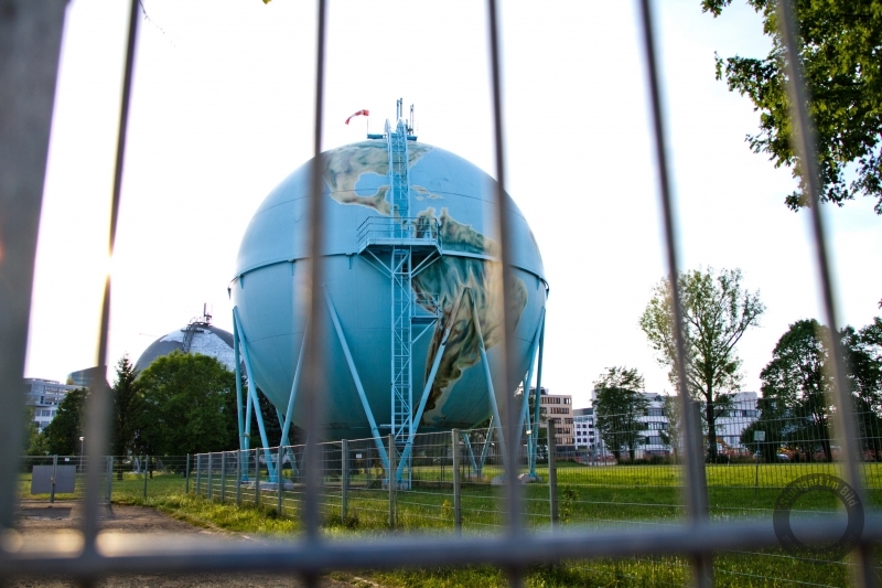Kugelgasbehälter in Stuttgart