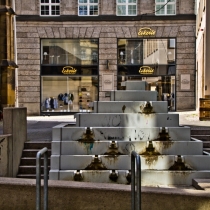 Pyramidenbrunnen in Stuttgart