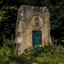 Gedenkstein für Forstrat Otto Lanz in Stuttgart