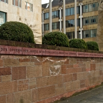 'Denkmal für die Opfer der Justiz im Nationalsozialismus' in Stuttgart